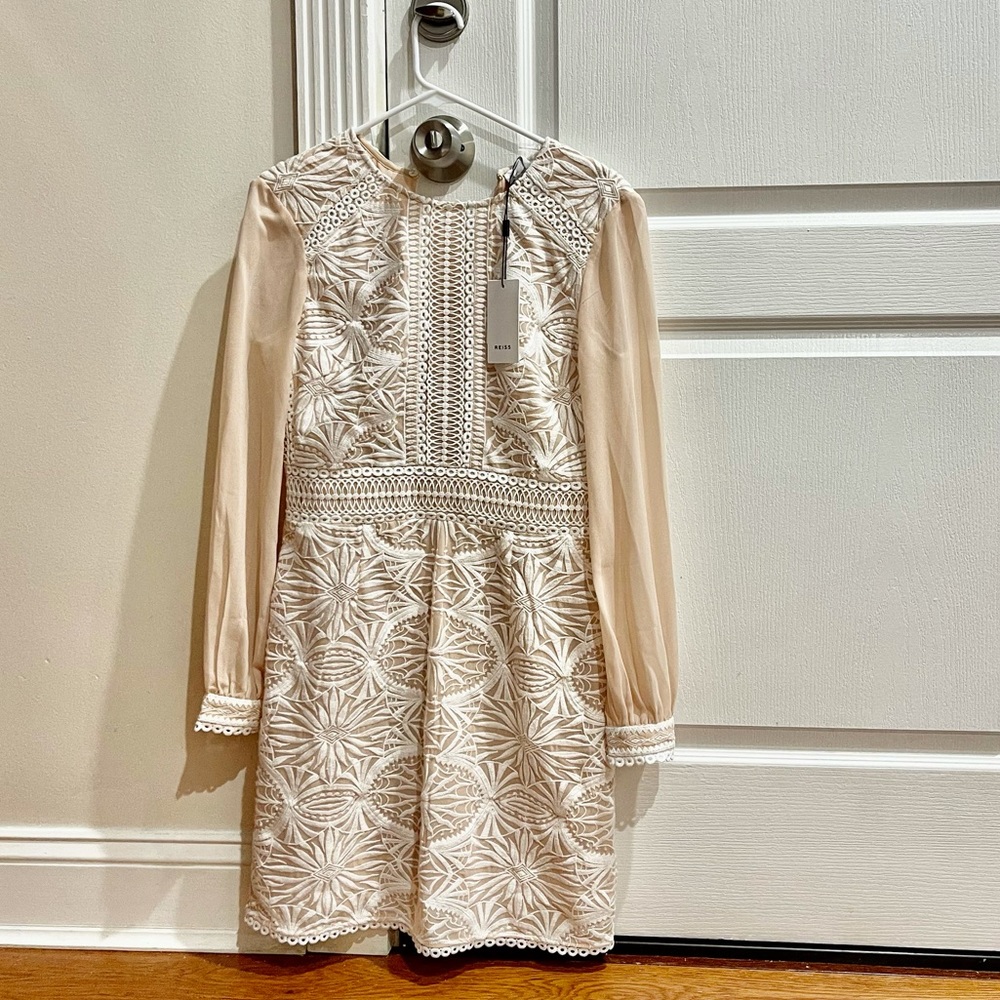 NWT Reiss Brocade Minidress